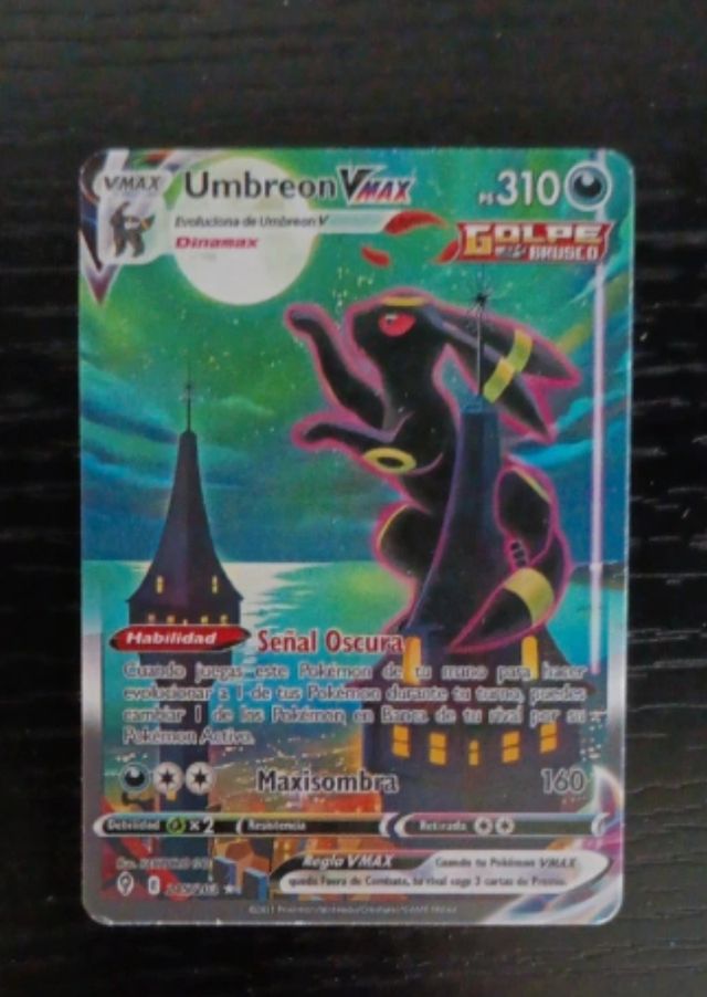 Carta Pokémon Umbreon VMAX