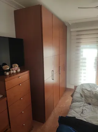 Cama matrimonio 150x200 cm marrón