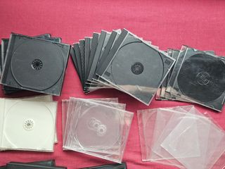 Cajas CD/DVD/BluRay vacías