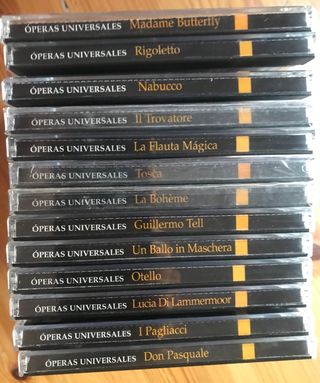 13 CDs Óperas Universales