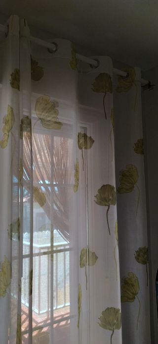 Puerta doble PVC blanco - terraza