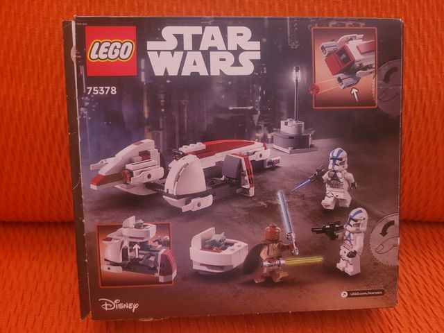 Caja Vacía Lego Star Wars 75378 BARC Speeder Escap