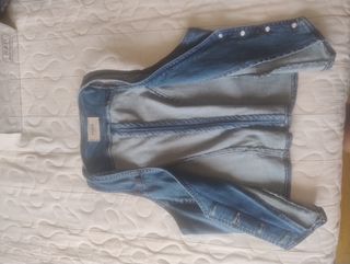 Chaleco vaquero azul