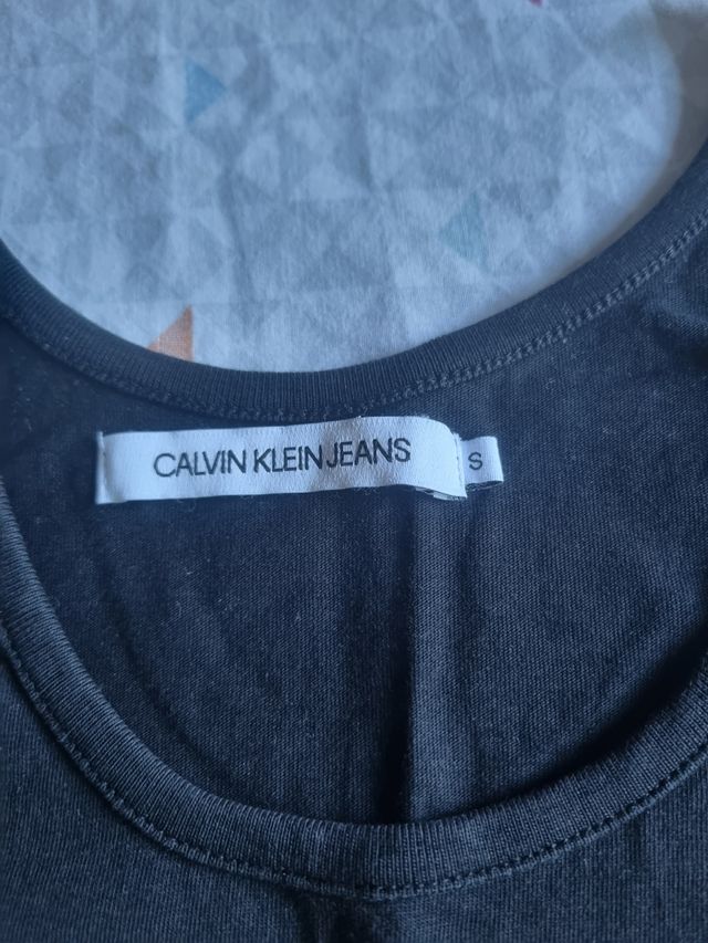 Camiseta Calvin Klein Jeans Negra - Talla S