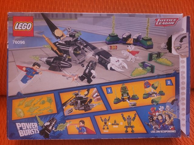Caja vacía Lego 76096 Superman & Krypto