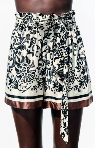 Bermuda estampada Paperbag