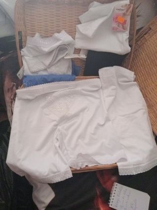 Pantalones fajas blancas XL