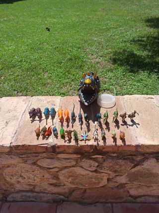 26 Dinosaurios + cabeza Triceratops