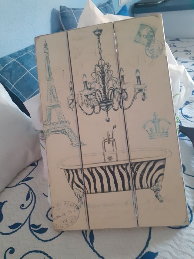 Tríptico Vintage París