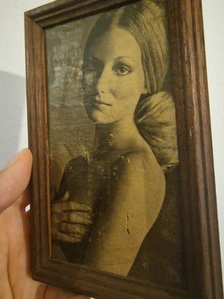 Stampa su legno anni '60