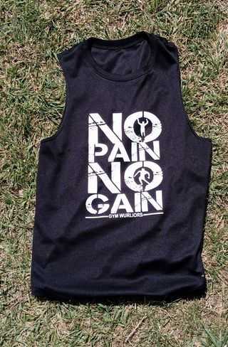 Camiseta deportiva negra - Gym Warriors