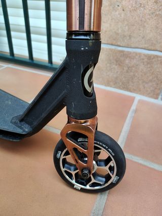 Patinete Scooter Freestyle Oxelo MF3.6 negro/cobre