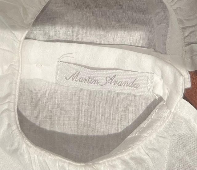 Pelele bebé niño - Blanco y celeste