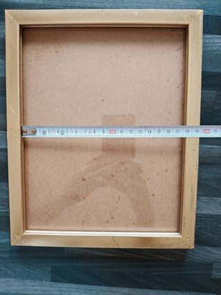 Cornice dorata 26x21 cm