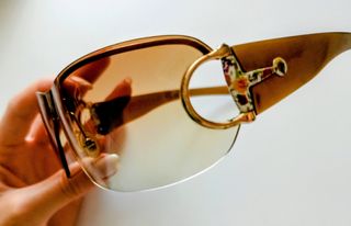 Occhiali Gucci vintage marrone