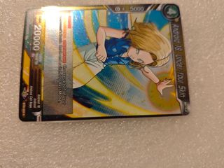 holo Dragon Ball card game Cyborg 18