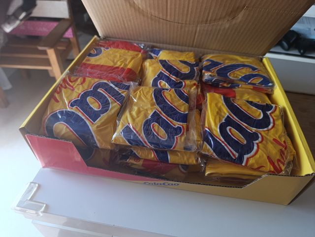 Inflable portavasos ColaCao