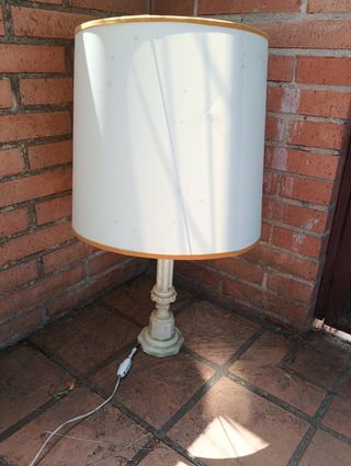 Lampara Decorativa - Marmol- Tela