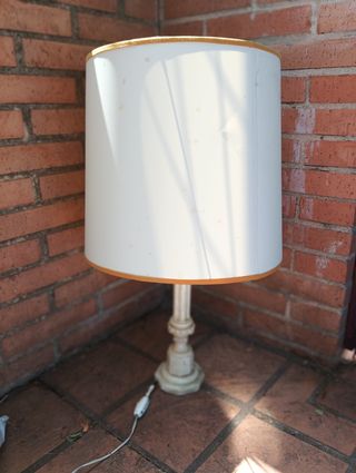 Lampara Decorativa - Marmol- Tela