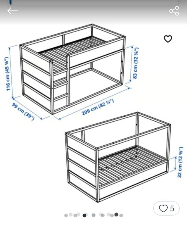 Cama modular niños IKEA