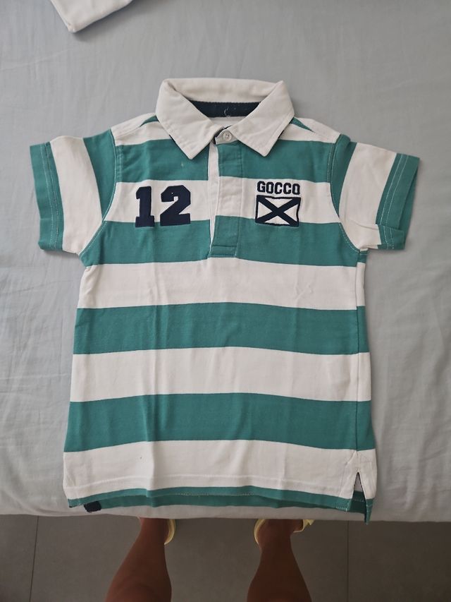 Conjunto niño: 2 polos + shorts