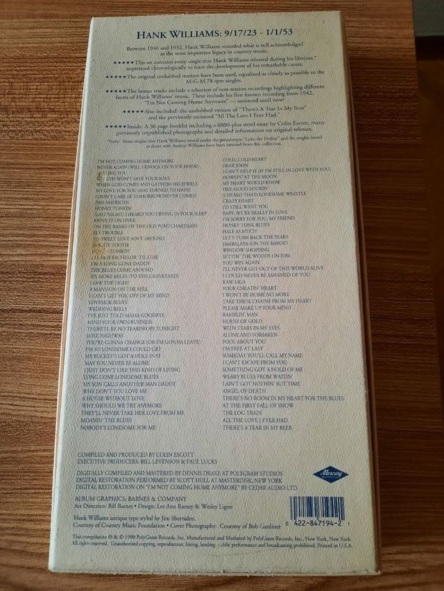 Hank Williams: Singles Collection (3CD)