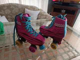 Patines infantiles rosa