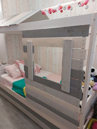 Cama infantil cabaña Conforama