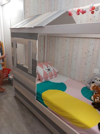 Cama infantil cabaña Conforama