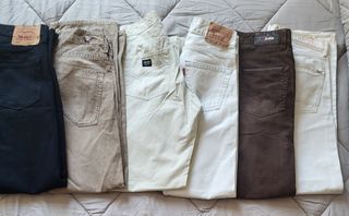6 pantalones Levis, Tommy, Polo, Liberto
