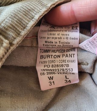6 pantalones Levis, Tommy, Polo, Liberto