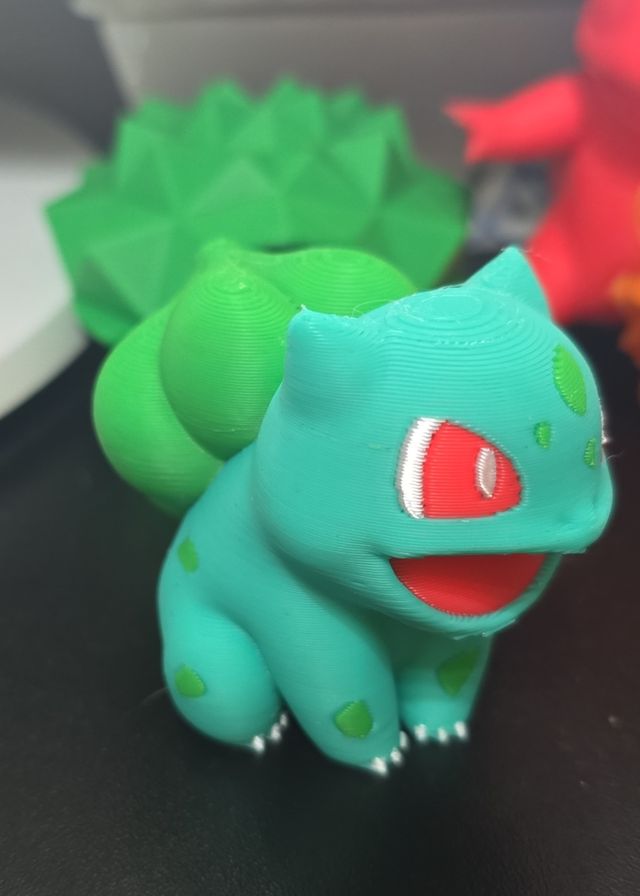 Figura Bulbasaur impressa em 3D