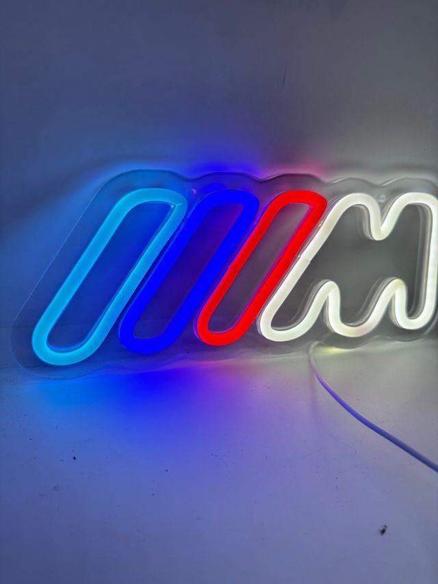 Cartel Neon BMW Serie M Led