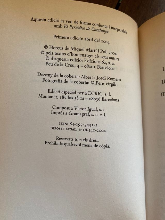 Homenatge a Miquel Martí i Pol