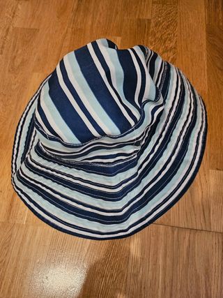 Gorro rayas azul-blanco