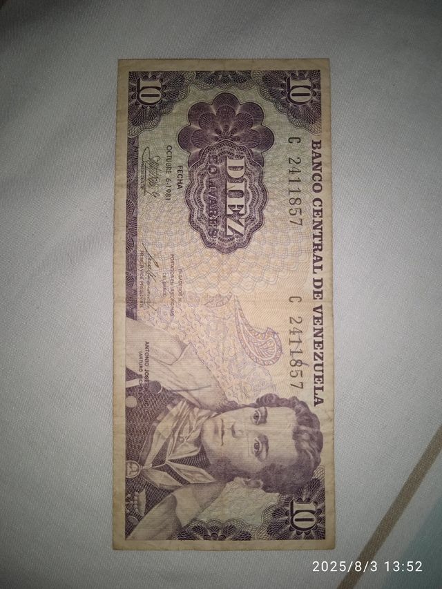 Lote3 Billetes Banco Central Venezuela