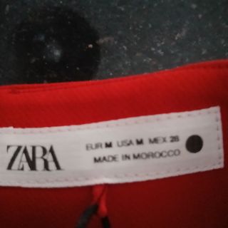Mini Falda Zara Roja - M