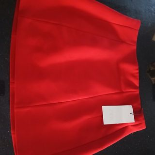 Mini Falda Zara Roja - M