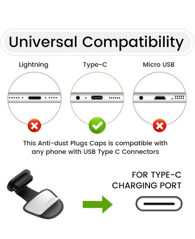 Tapón Antipolvo USB-C - 1 unidad