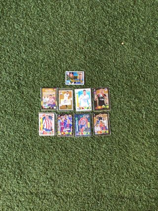 Cromos de fútbol: 9 cartas