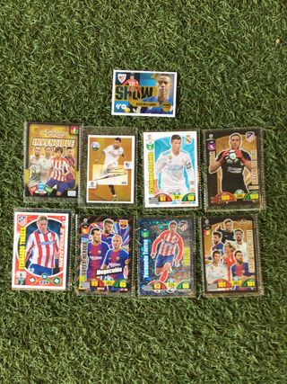 Cromos de fútbol: 9 cartas