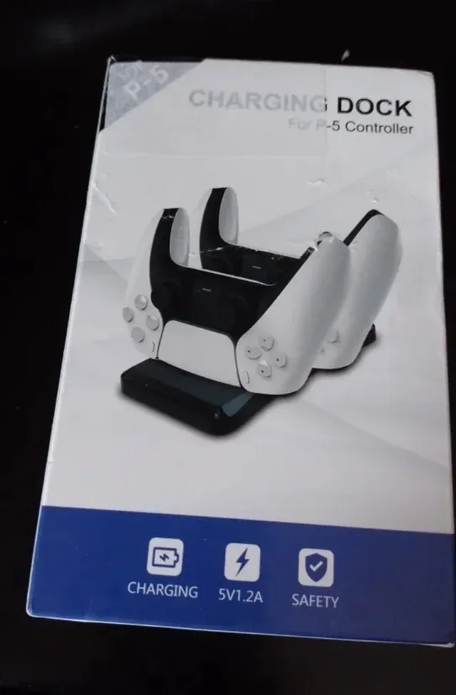 Base carga Dual PS5 - Blanco