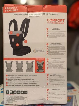 Ergobaby Adapt Portabebés 3 Posiciones