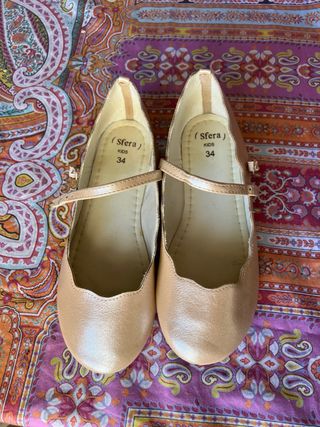 Bailarinas Sfera niña talla 34 beige