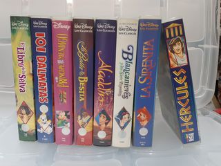 VHS Disney: 8 Películas Clásicas
