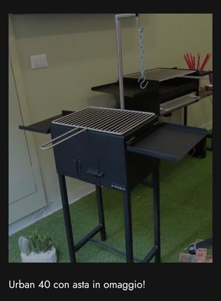 Barbecue Urban 40 con asta