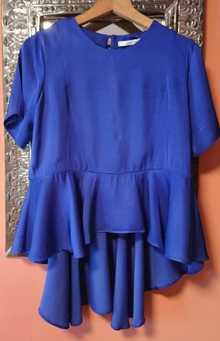 Blusa azul - Talla única