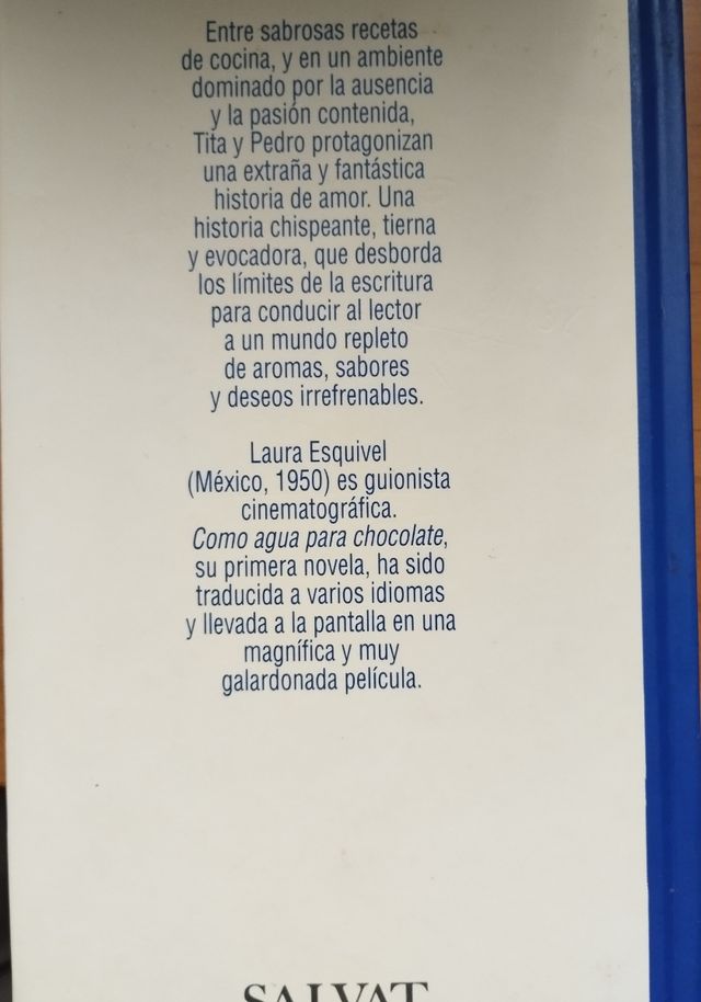 Como agua para chocolate