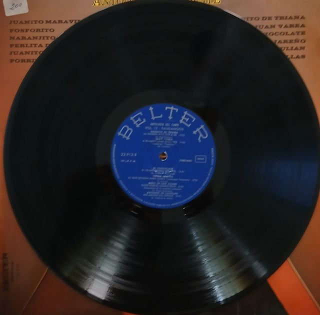 Antología del cante. Fandangos. Vinilo LP