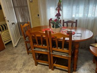 Mueble salón madera maciza